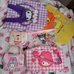 Pompompurin My Melody Kuromi Accesories Set